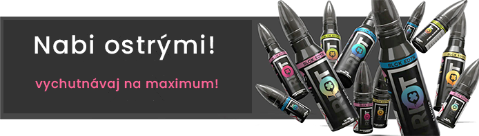 RIOT-eliquid - nabi ostrými a vychutnávaj prírodné chute